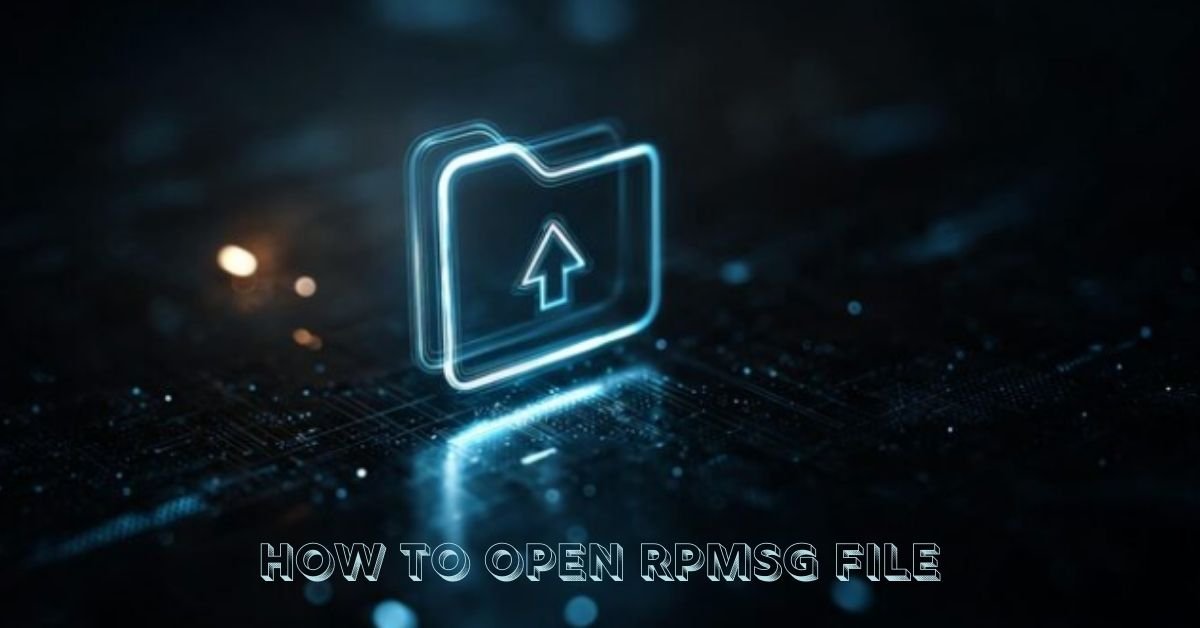 how to open rpmsg file