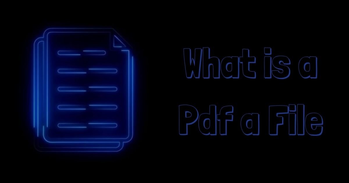 what is a pdf a file