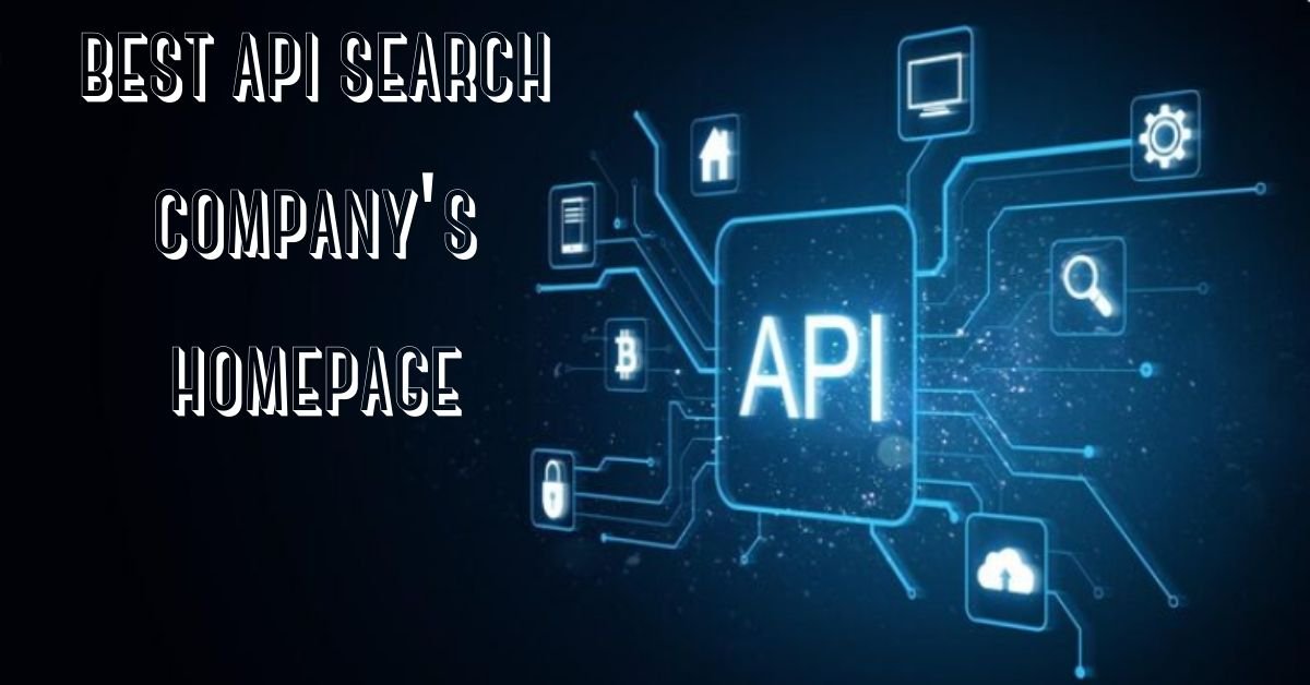 best api search company's homepage