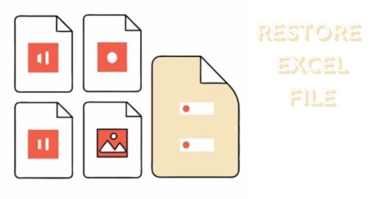 restore excel file