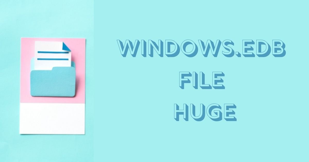 windows.edb file huge